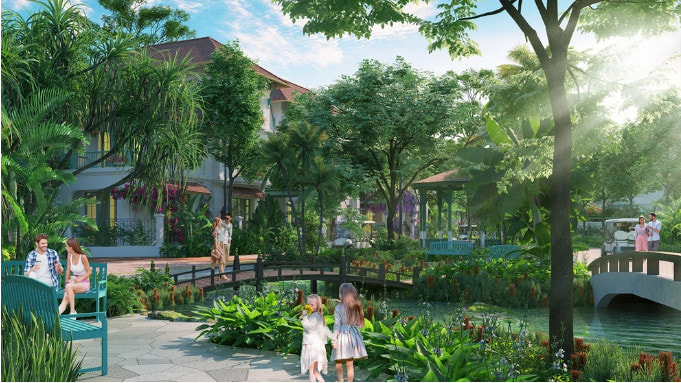 Không gian dự án biệt thự Sun Tropical Village Phú Quốc đẹp ngỡ ngàng