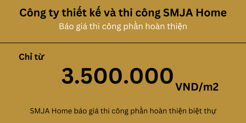 Giá xây biệt thự trọn gói tiết kiệm tối đa chi phí.