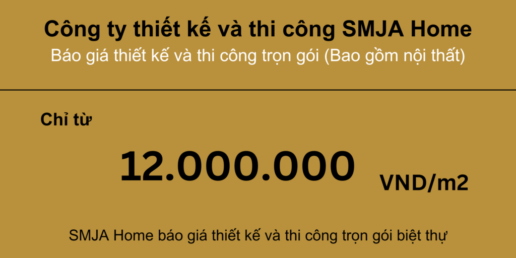  Giá xây biệt thự trọn gói tiết kiệm tối đa chi phí.